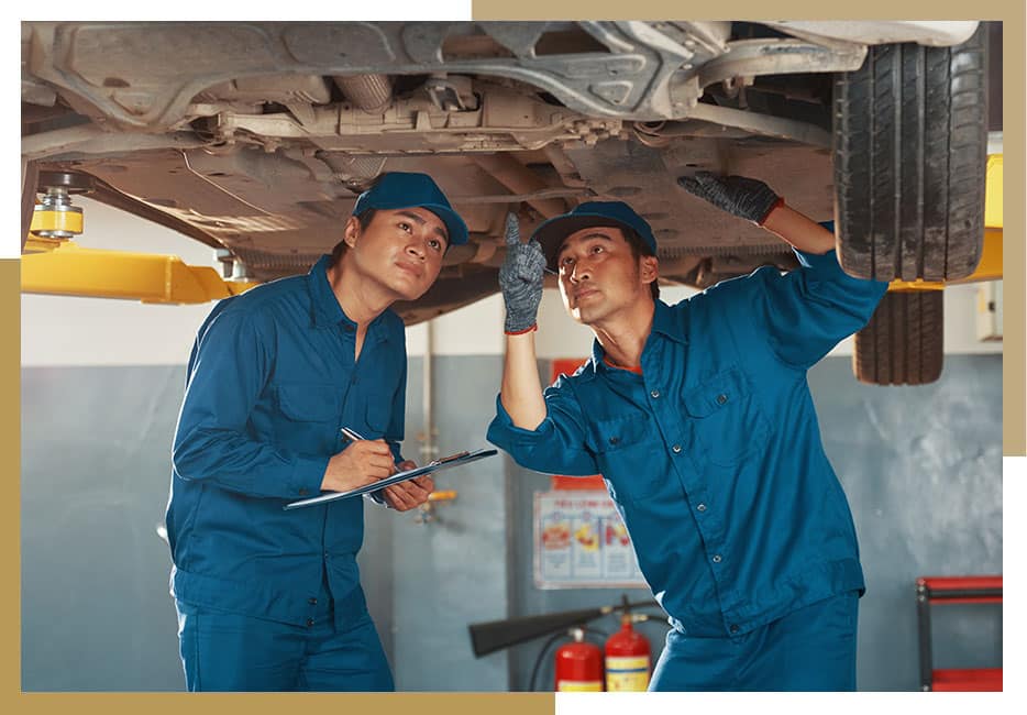Mechanics inspecting problems